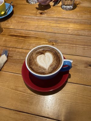 chai latte with oat milk  at Social Fabric Café in Dublin