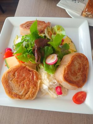 Krautkrapfen at Conditorei Café Gerlach in Oberstdorf