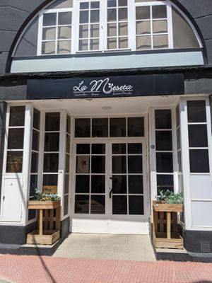 view from the street at La Meseta in Madridejos