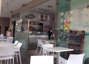 Main entrance  at Cafe Fresco in Lagos