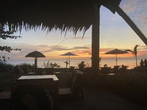   at Belle's Beach Bar in San Juan