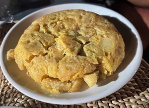 Tortilla - so yummy!!   at Belle's Beach Bar in San Juan