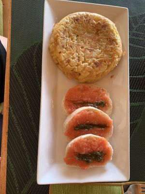   at Belle's Beach Bar in San Juan