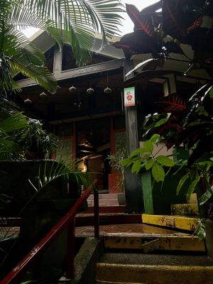 Steps  at Namaste Indian Restaurant in Manuel Antonio