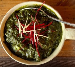 Saag  at Namaste Indian Restaurant in Manuel Antonio