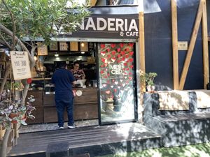 Outside  at Pan Merced in Santiago