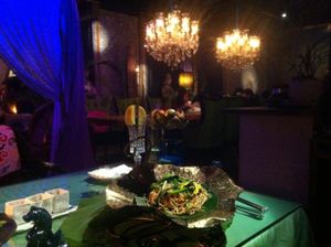 fried noodles at Pure Lotus - Jìng Xīn Lián 净心莲 in Beijing