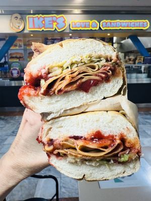   at Ike's in San Francisco