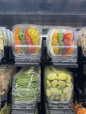 pre cut veggies   at Erewhon Market - Beverly Hills in Beverly Hills