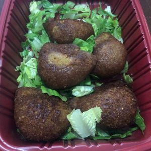 Pumpkin and walnut kibbeh at Karaz Restaurant  in Abu Dhabi