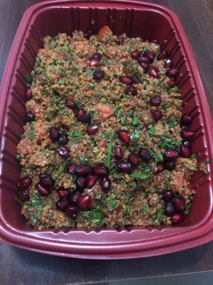 Armenian ‘Itch’ salad at Karaz Restaurant  in Abu Dhabi