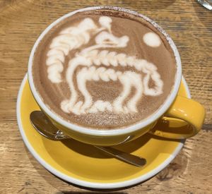 Best latte art I’ve ever receivedd  at Slake Coffee House in Lyon