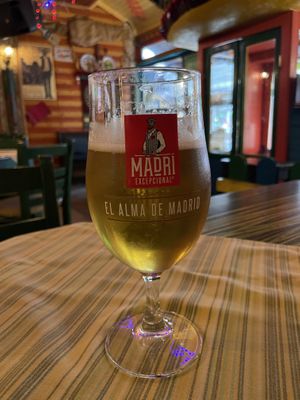 A local Bulgarian beer available on tap, as well as Margaritas and more.  at Mamacita's  in Borovets