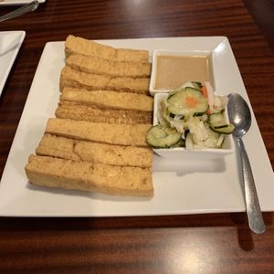 Tofu satay at Siam Cuisine in Anchorage