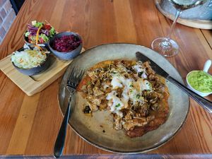 Potato cake at Bar Meduza in Ustka