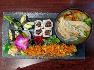 Vegan omakase. Fantastic! at The Sushi Bar in Taylor