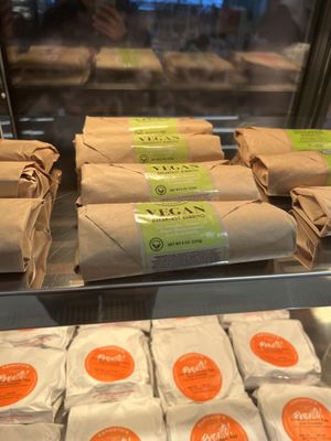 Burritos under the heat lamp  at SFO - Pronto! - Between Gates F15 & F22 in South San Francisco