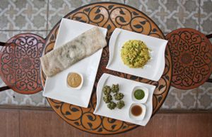 Lunch at Suananda at Suananda Vegetarian Garden in Bangkok