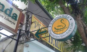 suananda sign at Suananda Vegetarian Garden in Bangkok