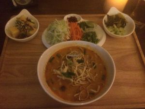 Soup  at Suananda Vegetarian Garden in Bangkok