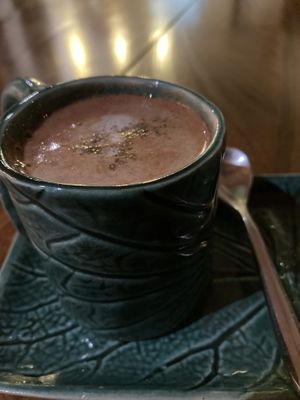 Chai tea  at Suananda Vegetarian Garden in Bangkok