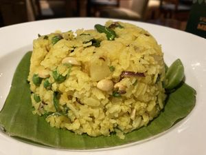 Poha  at Suananda Vegetarian Garden in Bangkok
