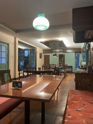 Inside  at Suananda Vegetarian Garden in Bangkok