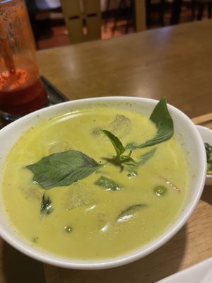 Gree curry  at Suananda Vegetarian Garden in Bangkok