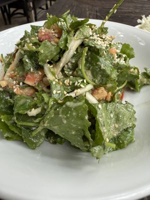 Gotu Kola Salad  at Suananda Vegetarian Garden in Bangkok
