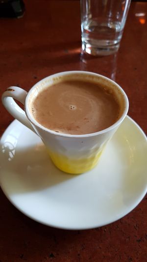 Indian chai with soy milk at Suananda Vegetarian Garden in Bangkok