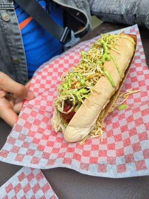 Perra sencilla at Antiburguesas in Bogota