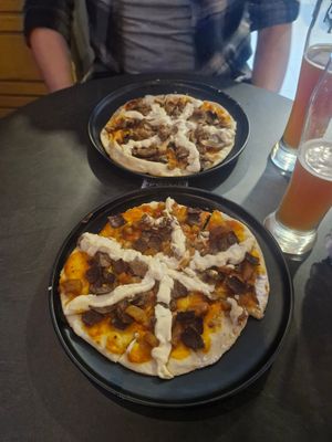 Pizzas del festival at Antiburguesas in Bogota