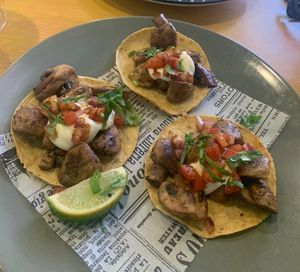 mushroom tacos   at Frida Mexicana in Fremantle