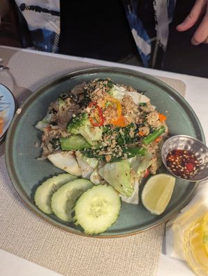 vegan basil fried rice at Good Catch in New Orleans