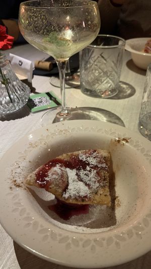 Dragon fruit sorbet with sweet and cruncy tortita  at KPLATS Gastrobar in Calpe