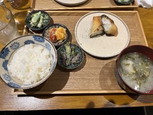 Menu platter  at Hug Kitchen in Tokyo