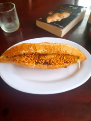 Vegetable Banh Mi at Madam Lau in Quang Nam
