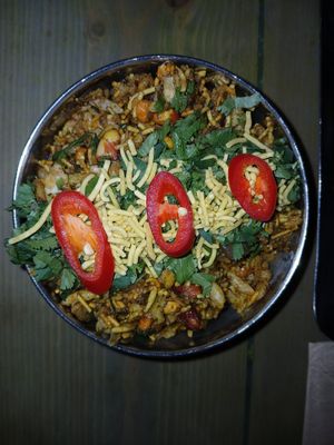 Bel puri at Mowgli in Chelmsford