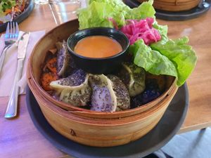 Delicious Vegetables Dumplings at Zest in Karlstad
