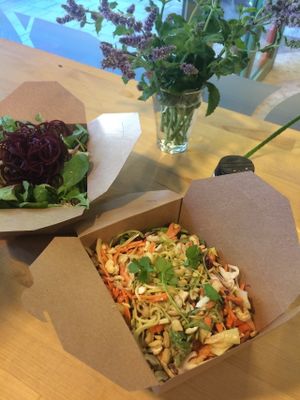 Thai salad at Zest in Karlstad