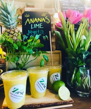 All Vegan smoothies at Zest in Karlstad