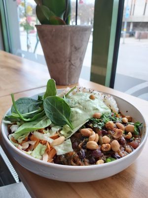 Vegan curry stew!  at Zest in Karlstad