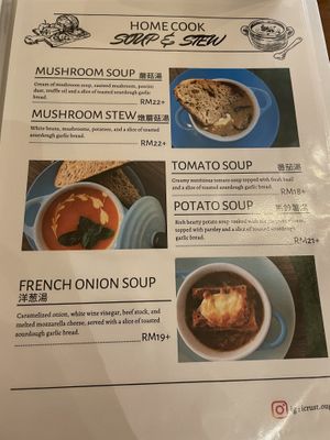 Menu  at iCRUST Café & Bakery in Kuala Lumpur