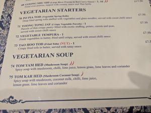  at Tj's Thai No5 in Stafford