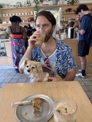 Banana bread — coffee and vibezzzz   at Cafe Regina in Mexico City