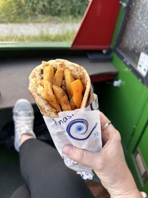 Vegan gyro   at Anasma Greek Eatery in Stoke-on-trent