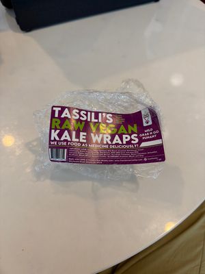 Tassili’s Raw Vegan Wrap  at ATL - Roast Coffee House - Concourse B in Atlanta