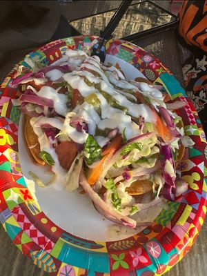 Tacos Dorados de Papa at Disneyland - Cocina Cucamonga Mexican Grill in Anaheim