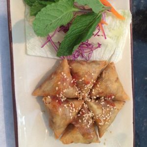 Curry Puffs- filled with potatoes and curry at Pho and Hot Pot in Lake Park