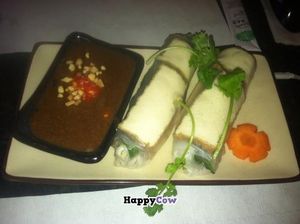 Summer roll with tofu at Pho and Hot Pot in Lake Park